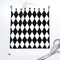 Diamonds Black White Small Diamond Check Geometric Custom Printed Fabric by Spoonflower Various Fabrics by the Yard or Fat Quarter